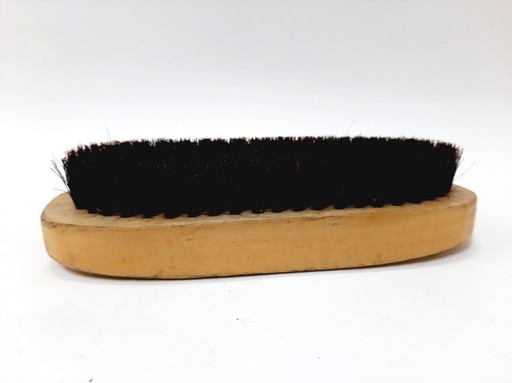 Kleider-/Schuhbürste – Eichengriff mit schwarzem Rosshaar