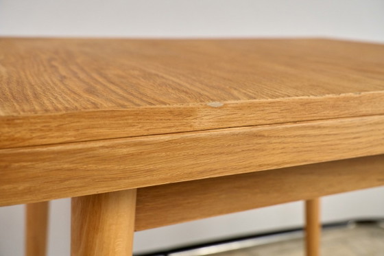 Image 1 of Extendable Oak Dining Table by Jitona, 1960s Czechoslovakia