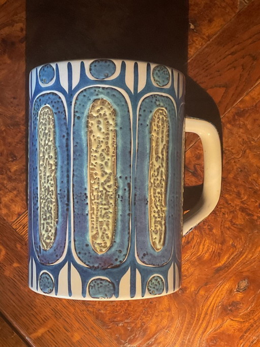 Royal Copenhagen Ceramic jug, Aluminia, Tenera, Denmark 1960.