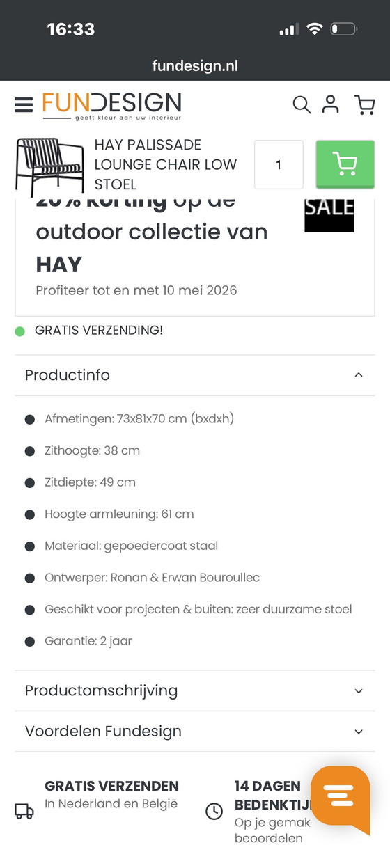 Image 1 of chaise basse en palissade de foin