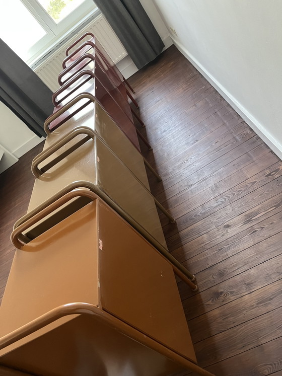 Image 1 of Industrieel design, nachtkastje, Mertens Mortsel, vintage 50, Mertens Mortsel