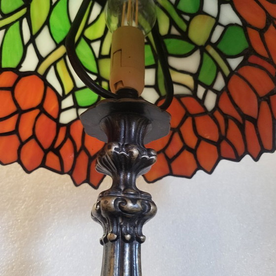 Stained Glass Art Deco Style Tyffany Table Lamp – Tiffany (photo 9 of 13)