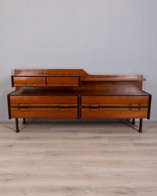 Vintage 1960s Sideboard Designed by Gianfranco Frattini for La Permanente Mobili Cantù