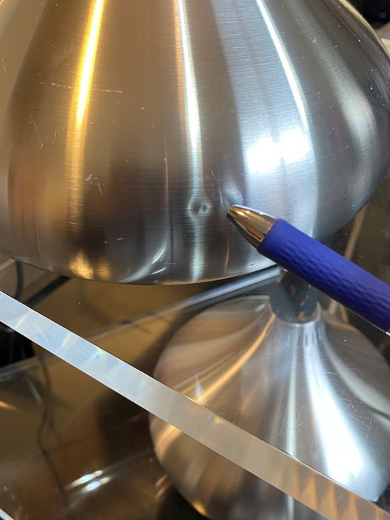 Image 1 of Lampenaufhängung n2 Aluminium Alu Johannes Hammerborg Fog & Morup Dänemark Jahrgang 1970