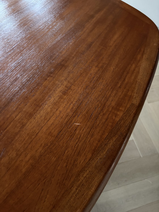 Image 1 of Tavolo da pranzo allungabile danese anni '70 - Teak massello, design senza tempo