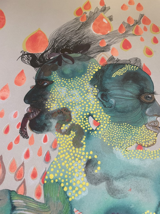 Image 1 of Rina Banerjee - "De intellectuele ontdekkingsreiziger als onderontwikkelde tweekoppige man die de dromen van de inheemse be