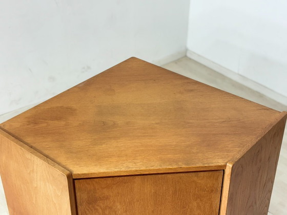 Image 1 of Hoekkast uit het midden van de 20e eeuw / Vintage woonkamerkast – jaren 60