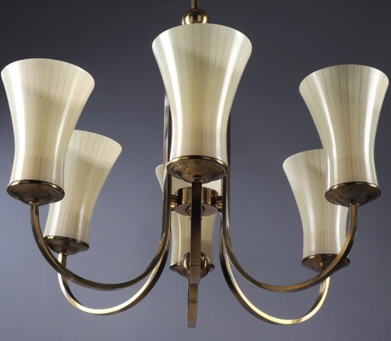 Image 1 of Französischer Art-déco-Kronleuchter