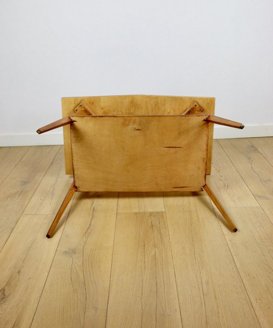 Polish Coffee Table Console 1970s Square-Multifaceted – Axel Concept, Wood (photo 5 of 6)