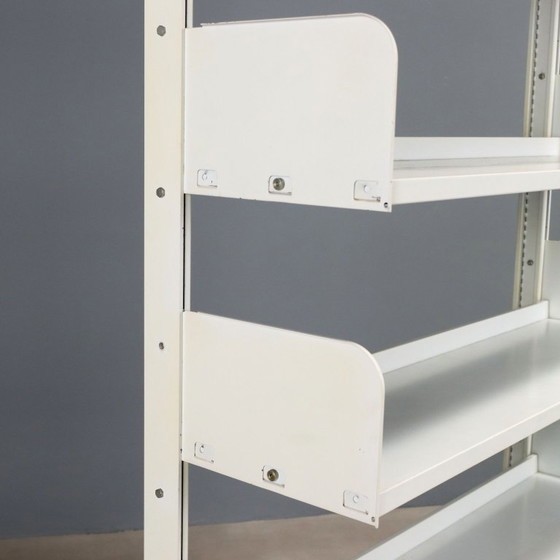 Image 1 of Vintage White Metal Bookcase