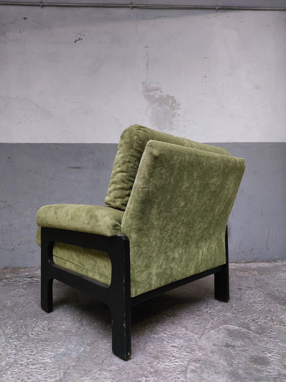 Image 1 of 2 X Mid-Century Green Relax Chairs