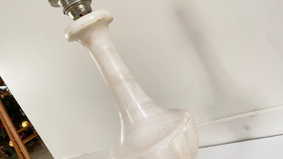Lampe Medicis Pierre D'Albatre Vintage – Textile, Stone (photo 13 of 17)