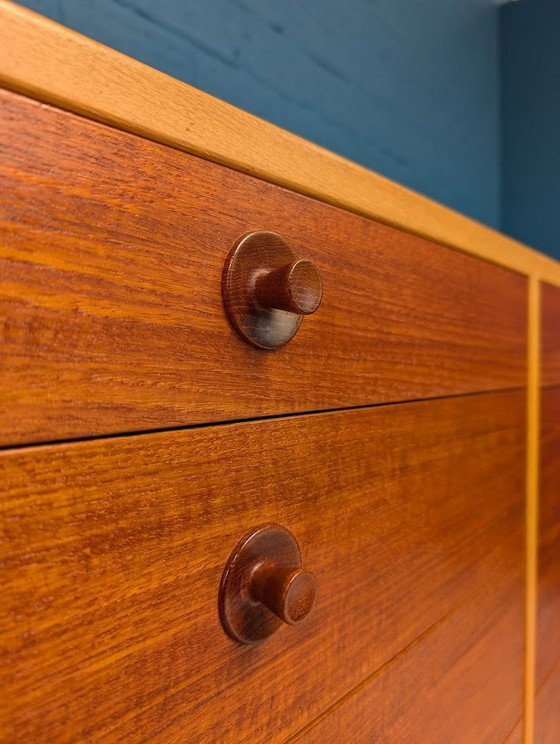 Image 1 of Vintage Double Drawer Cabinet, 1960s, Danish Design by Borge Mogensen
