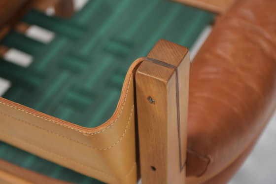 Image 1 of Vintage S15 fauteuils van leer, ontworpen door Pierre Chapo - Atelier Chapo, Frankrijk, 1967.