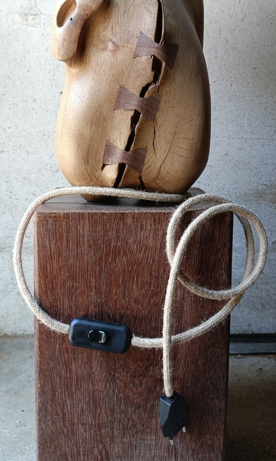 Designer lamp in solid oak – retroDom, Table lamps, Wood (photo 12 of 12)