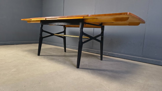 Image 1 of Mid century italian extendable dining table, 1950s 