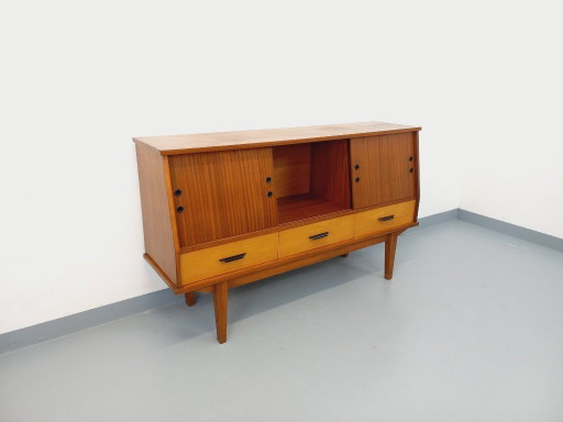 Vintage-Sideboard im Teakholz-Stil aus den 1960er Jahren