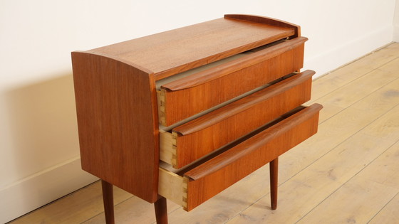 Image 1 of Vintage chest of drawers | 3 drawers | Bedside table