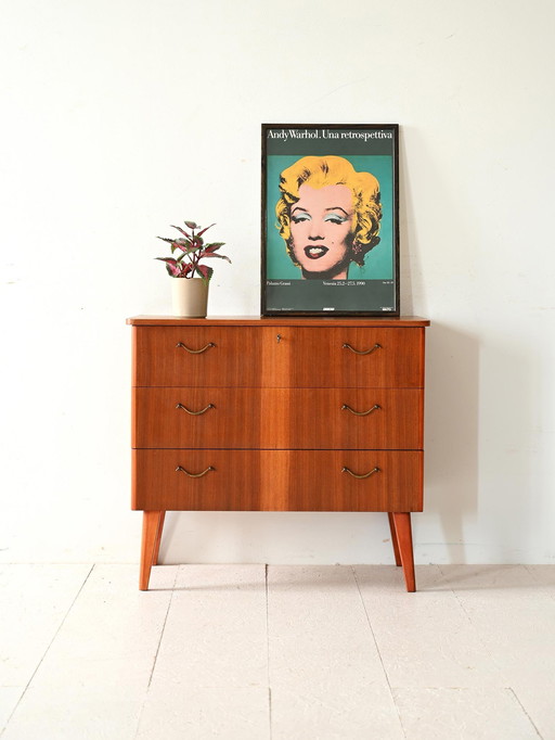 Coffre en teck scandinave des années 1950/60 par Thor Bengtsson