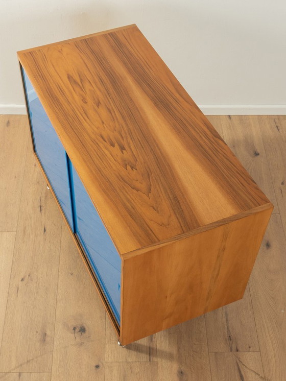 Image 1 of Blauw dressoir uit 1950