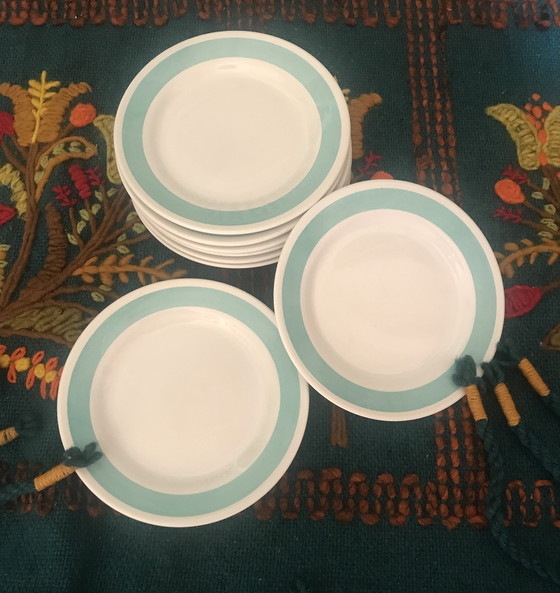 Image 1 of Set of 8 Oxford dessert plates