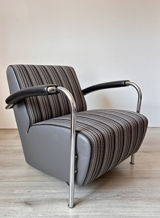 2x Leolux Scylla design armchairs