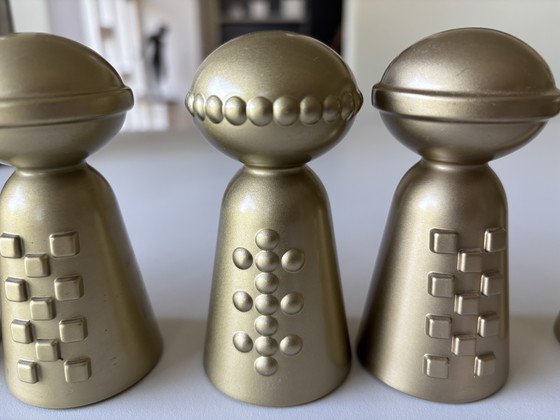 Image 1 of 6 stuks Kungora poppetjes beeldjes Miya Suwa Japan