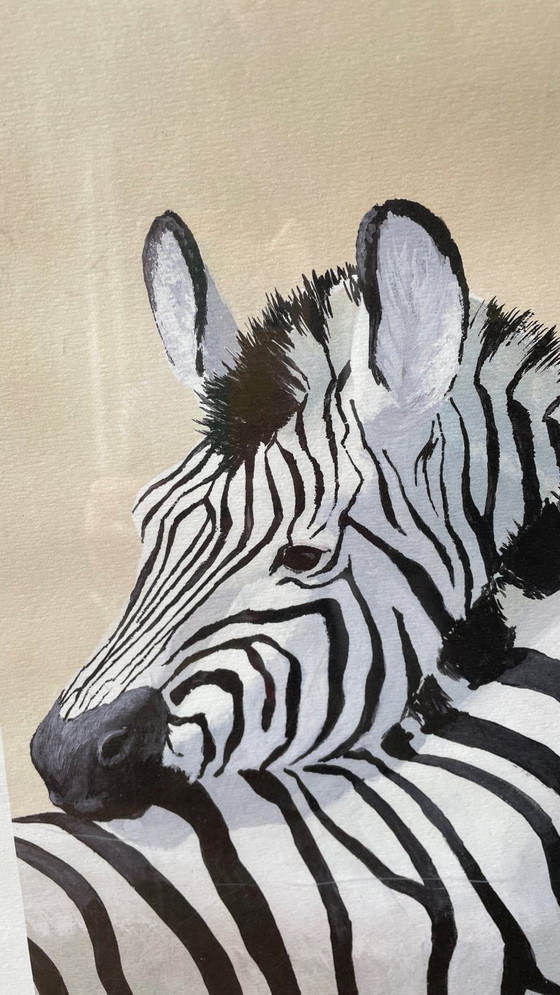 Image 1 of TABLE 2 Vintage Zebras