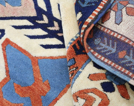 Image 1 of Shirvan caucasien russe antique Plus de 60 ans - Kilim - 203 cm - 200 cm - Très fin