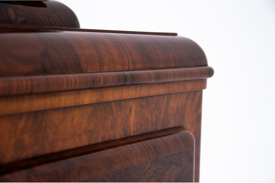 Image 1 of Vetrina in stile Art Déco, anni '40, Polonia.