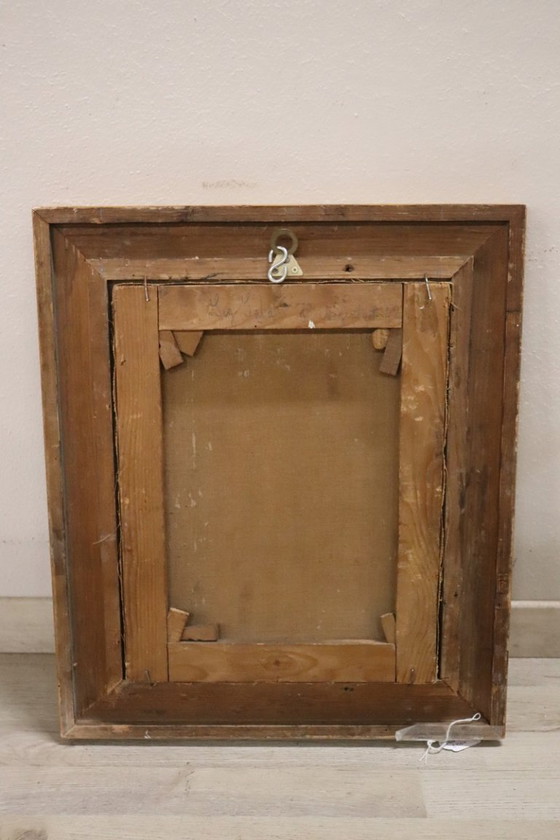 Image 1 of Romantische Szene, Ölgemälde, Italien, 19. Jahrhundert