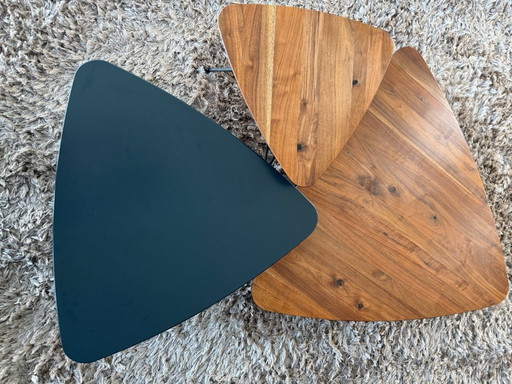 3 x Bert Plantagie Justin coffee tables L M S