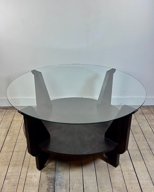 Art Deco mahogany coffee table 1930