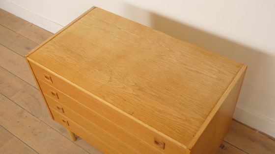 Image 1 of Commode danoise vintage | 4 tiroirs | Chêne