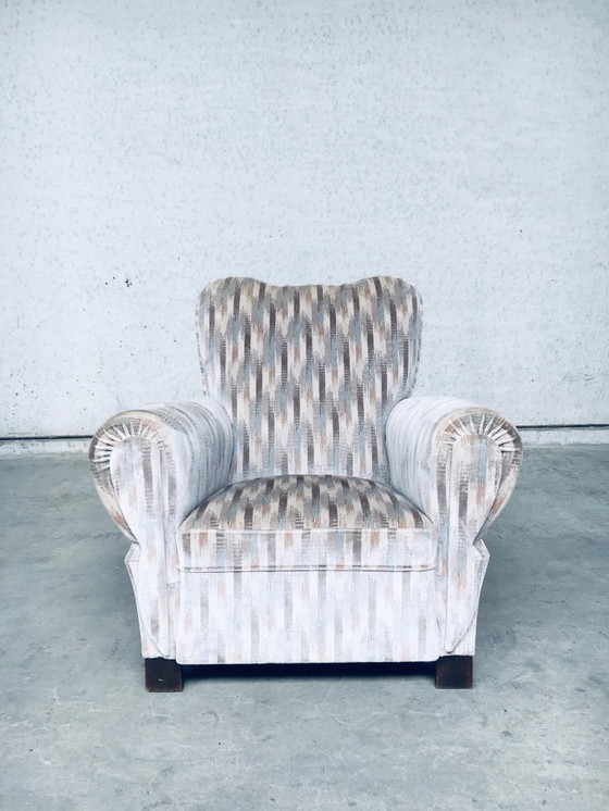 Image 1 of Ensemble de fauteuils de salon Art Déco, Belgique, années 1940