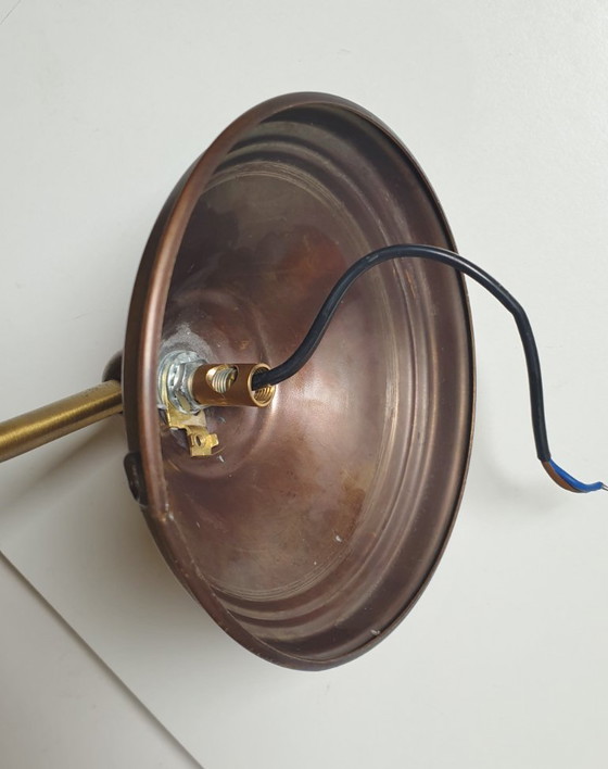 Image 1 of Art-Deco-Wandleuchte aus Opalglas