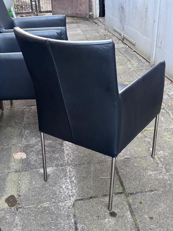 Image 1 of Ensemble de 6 chaises de salle à manger originales dans le style de Bert Plantagie