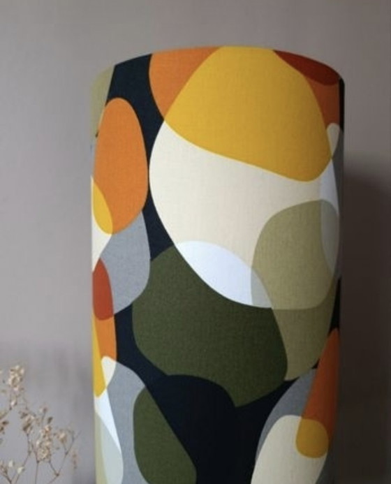 Image 1 of Vintage meubellamp, lampenkap uit de jaren zestig/midden van de vorige eeuw