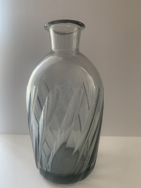 Image 1 of Wilhelm Wagenfeld Likörflasche Flasche liquor bottle Eremit Vereinigte Lausitzer Glaswerke Weißwasser WMF Bauhaus Design