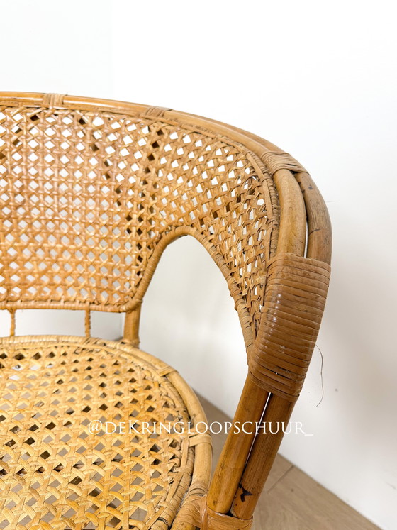 Image 1 of Vintage rotan rieten stoel 