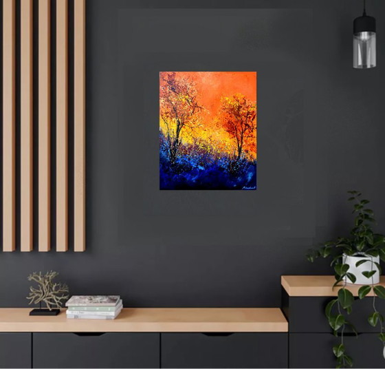 Autumnal Sunset – P. Ledent, Peintures et dessins, Canvas (photo 5 of 5)