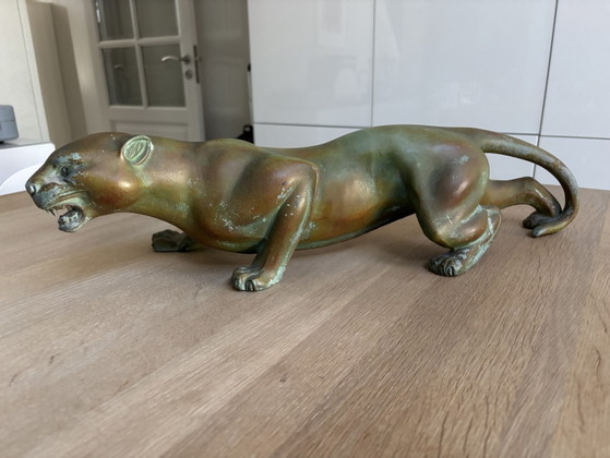 Scultura di pantera in bronzo in stile Art Déco – Sculture, Bronze (photo 13 of 15)