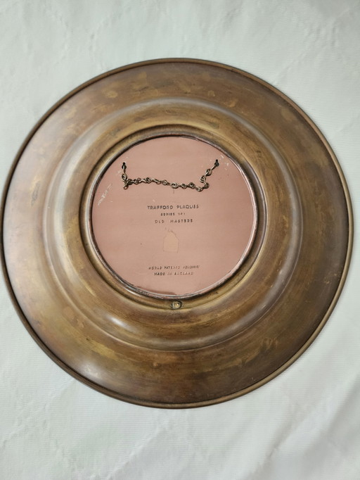 Targa vintage del Trafford "Fiori"