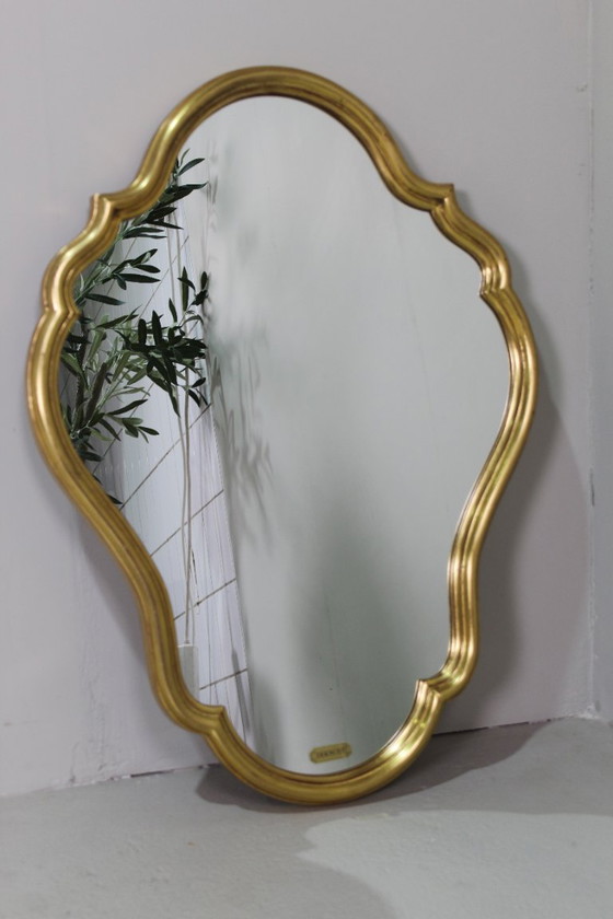 Image 1 of Vintage spiegel DeKnudt goud