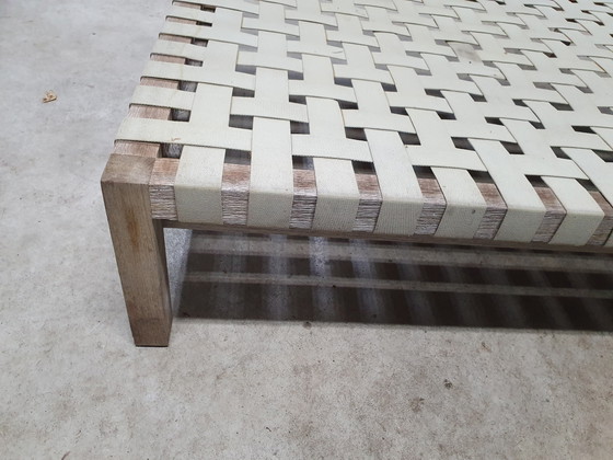 Roda Network 028 Design Tuintafel 110x110x28 – Wood, Canvas (photo 3 of 5)