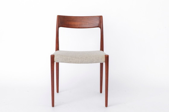 Image 1 of Set of 4 Niels Otto Møller Model 77 Chairs, Danish Mid Century Teak Dining Chairs 1959 Design, Vintage Set