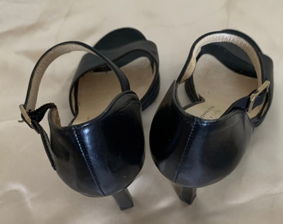 Charles Jourdan Zwarte Pumps Jaren 80 – Cadeaus, Leather (photo 8 of 13)