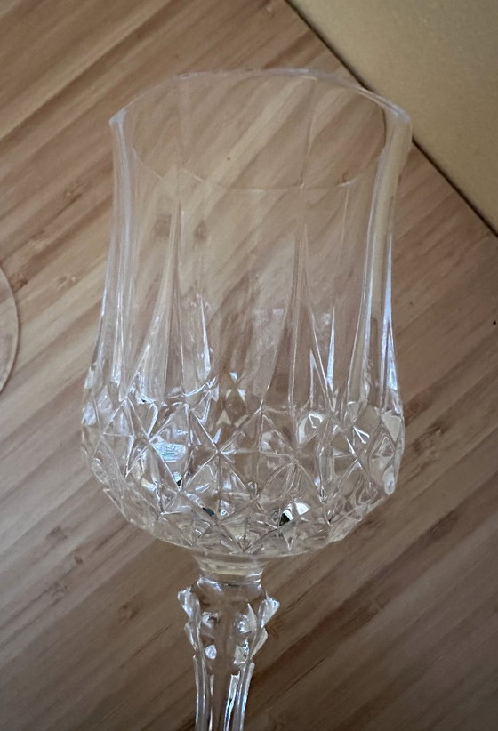 Image 1 of 11 bicchieri vintage "Longchamp" in Cristal d'Arques da 16 cl