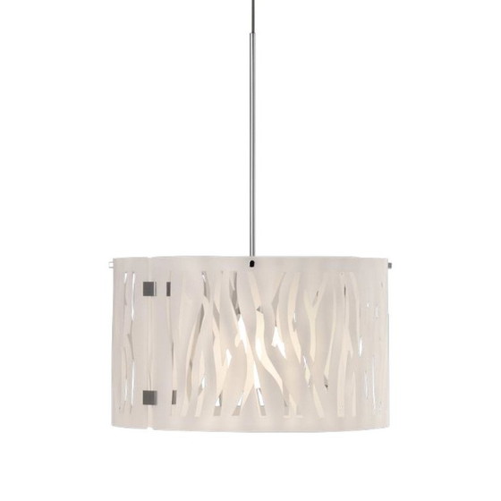 Herstal - Ceiling Lamp - Grass Pendant White – Pendant lamps, Plastic, Textile (photo 3 of 9)