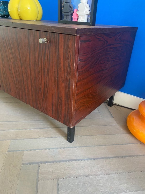 Image 1 of Vintage palissander Xl lowboard dressoir 